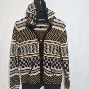 Vans Womens Hoodie Sweater Brown Size Large